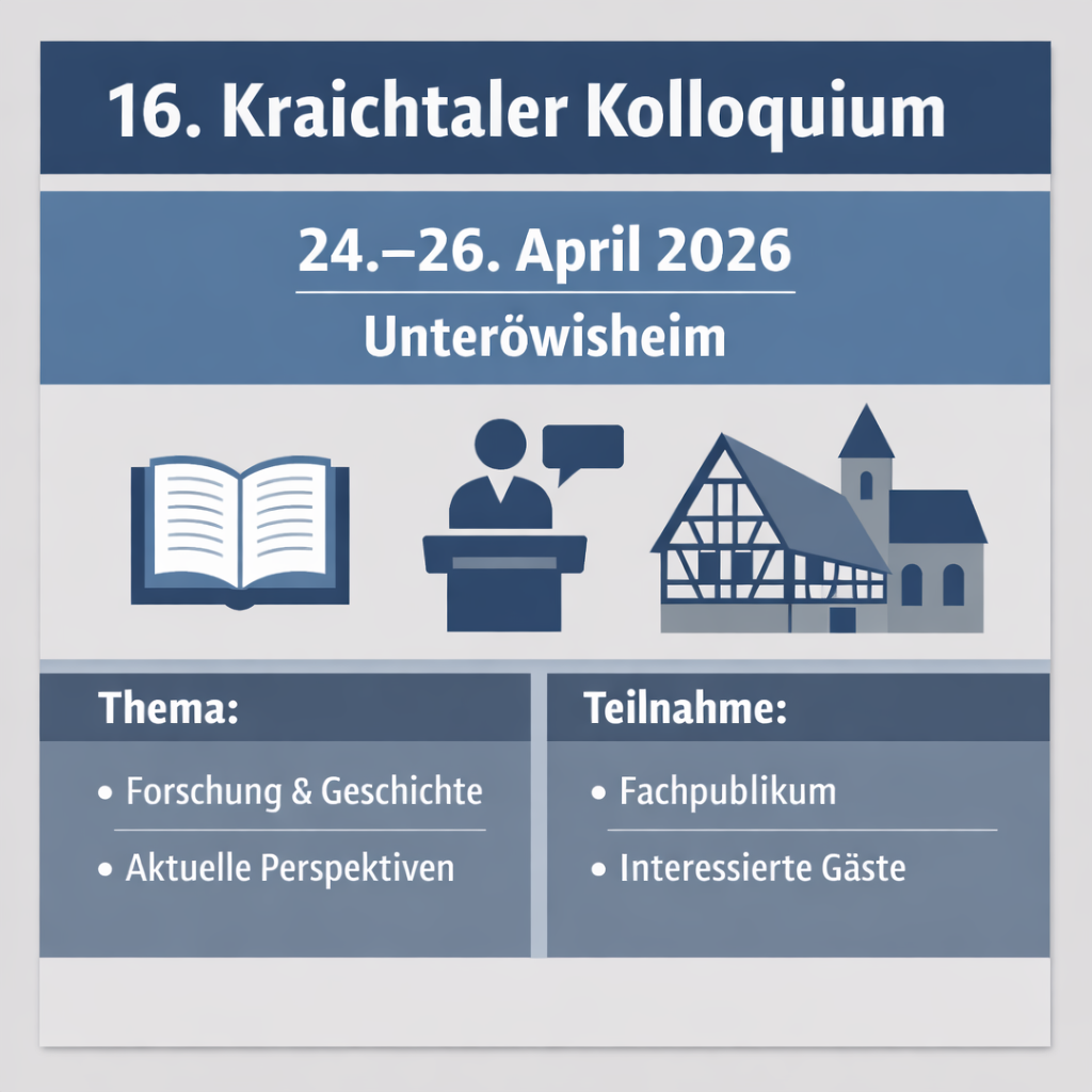 16. Kraichtaler Kolloquium 2026