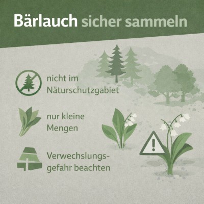 Bärlauch sicher sammeln – Tipps und Regeln