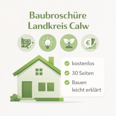 Baubroschüre Landkreis Calw Infografik