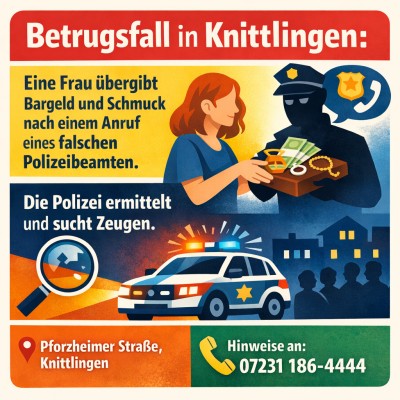 Betrugsfall in Knittlingen: Zeugen gesucht