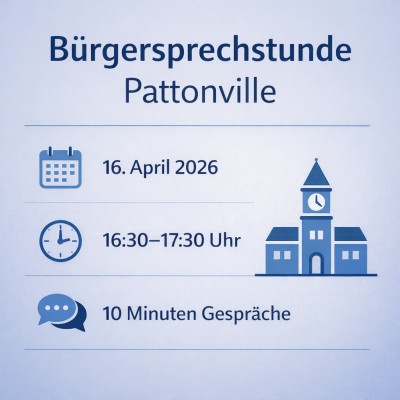 Bürgersprechstunde in Pattonville mit OB Nico Lauxmann