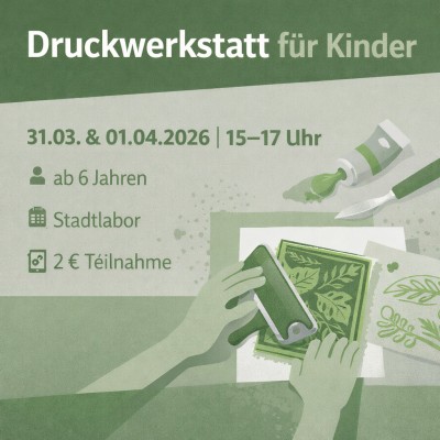 Druckwerkstatt für Kinder Workshop