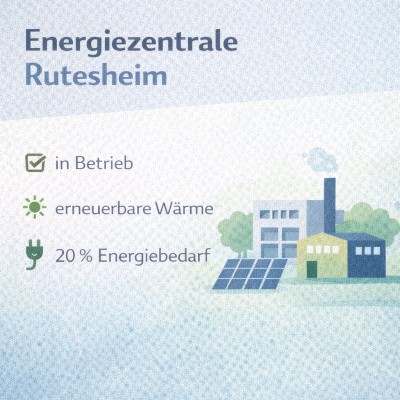 Energiezentrale Rutesheim im Überblick
