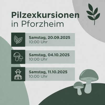 Pilzexkursionen in Pforzheim