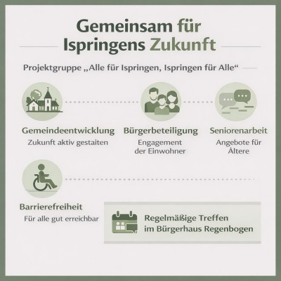 Projektgruppe lädt Bürger zur Mitarbeit an Ispringens Zukunft ein
