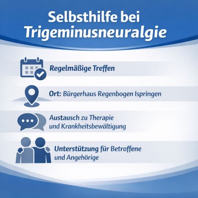 Selbsthilfegruppe Trigeminusneuralgie trifft sich regelmäßig in Ispringen