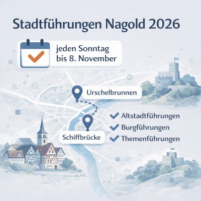 Nagold startet mit 37 Führungen in die Tourismussaison