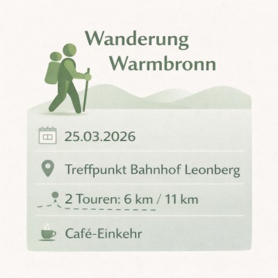 Wanderung Warmbronn – 25.03.2026