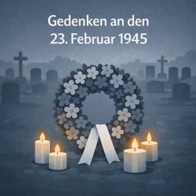 Zentrale Gedenkfeier zum 81. Jahrestag der Bombardierung Pforzheims