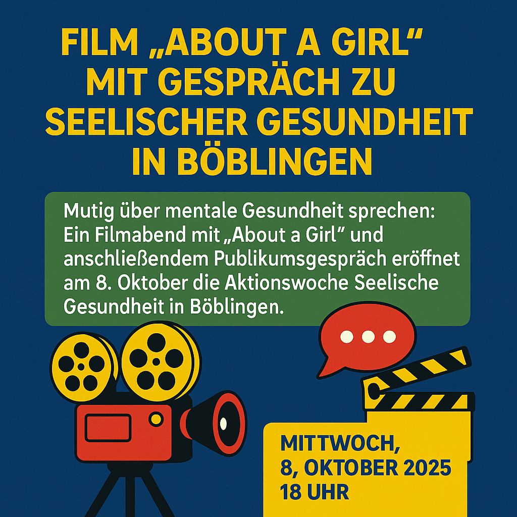 Film „About a Girl“ mit Gespräch zu seelischer Gesundheit in Böblingen