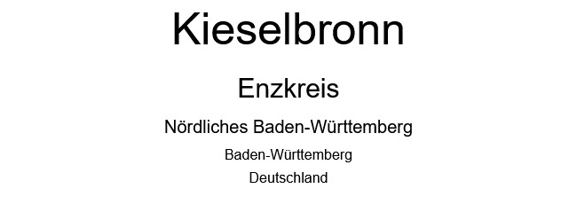 Kieselbronn Enzkreis