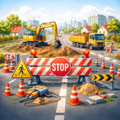 Umleitungsfahrplan für Buslinie 7405 wegen Sperrung