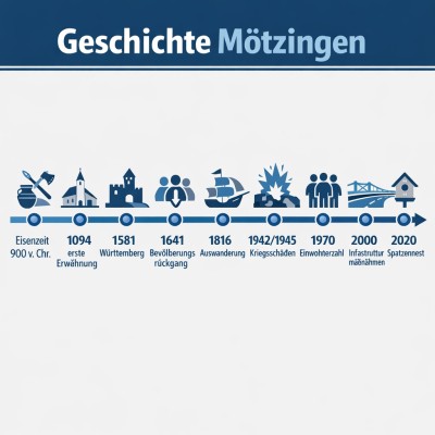 Mötzingen: Geschichte von der Eisenzeit bis zur Gegenwart
