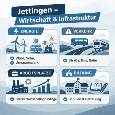 Jettingen Wirtschaft und Infrastruktur Überblick
