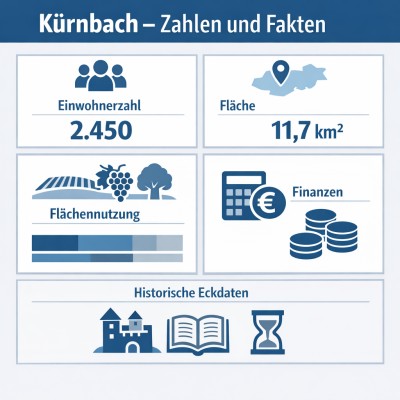Kürnbach: Daten, Geschichte und Struktur der Gemeinde