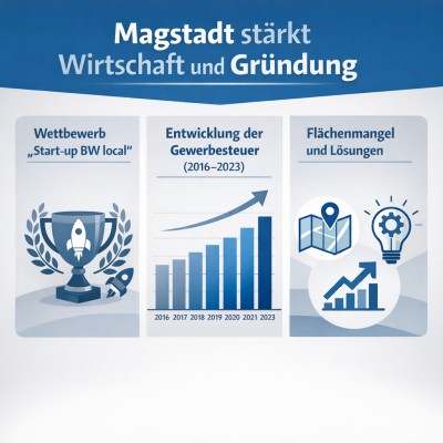 Magstadt: Wirtschaft und Gründung im Überblick