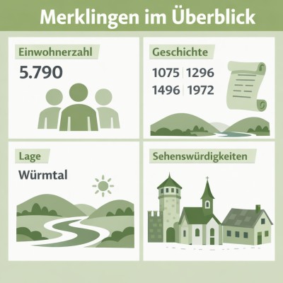 Merklingen im Überblick Infografik