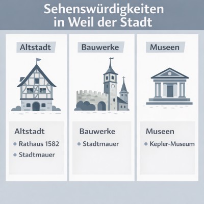 Sehenswürdigkeiten in Weil der Stadt