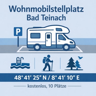 Wohnmobilstellplatz Bad Teinach Übersicht