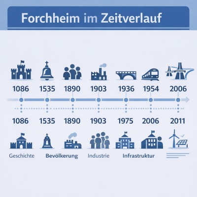 Forchheim im Zeitverlauf: Ein Überblick