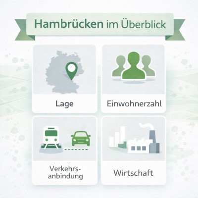 Hambrücken: Gemeinde mit Infrastruktur und Wirtschaftsstruktur