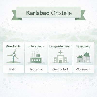 Karlsbad: Ortsteile und Verwaltungsstruktur im Überblick