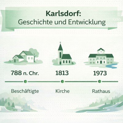 Karlsdorf: Entwicklung seit 1813 und historische Wurzeln