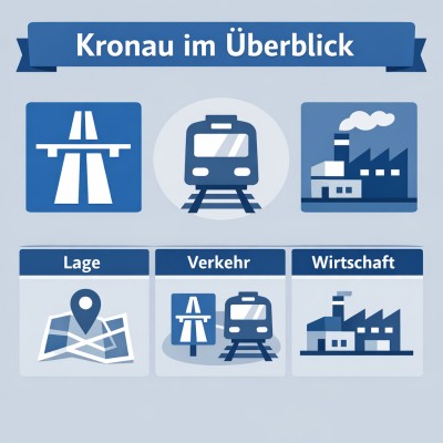 Kronau: Verkehrsanbindung und Wirtschaftsstandort im Überblick