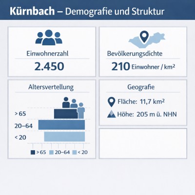 Kürnbach demografische und geografische Daten