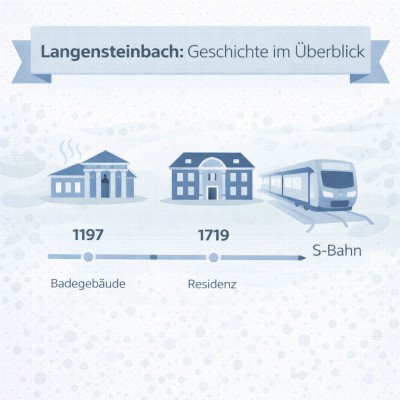 Langensteinbach: Historie seit 1197 und Entwicklung als Fürstenbad