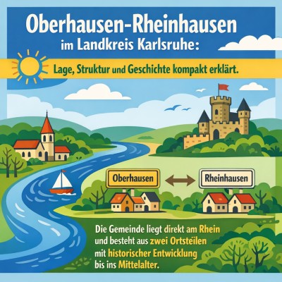Oberhausen-Rheinhausen: Lage, Struktur und Entwicklung