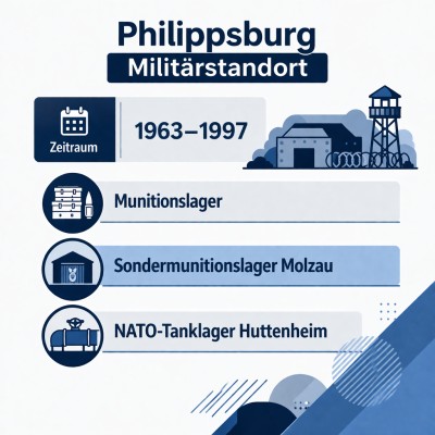 Philippsburg: Militärstandort prägte Stadtentwicklung