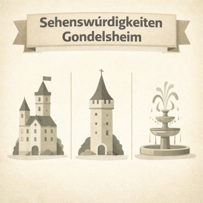 Sehenswürdigkeiten in Gondelsheim: Bauwerke und Geschichte