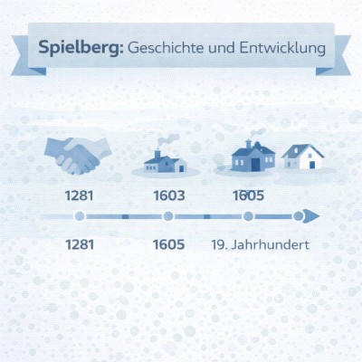Spielberg: Geschichte seit 1281 und Entwicklung im 19. Jahrhundert
