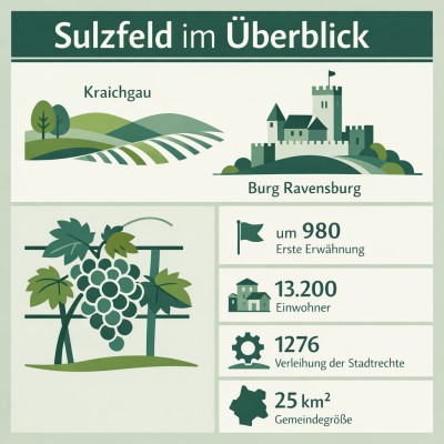 Sulzfeld im Überblick Infografik