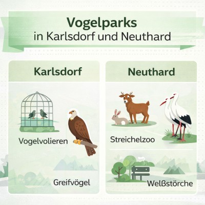 Vogelparks in Karlsdorf und Neuthard mit freiem Eintritt