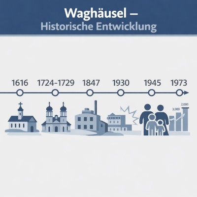 aghäusel – Historische Entwicklung Übersicht
