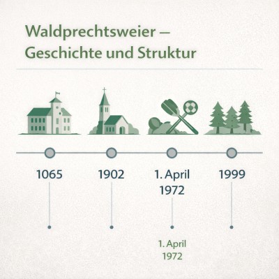 Waldprechtsweier – Geschichte und Struktur