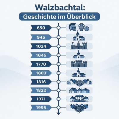 Walzbachtal Geschichte im Überblick