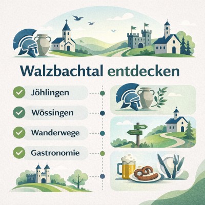 Walzbachtal entdecken: Natur, Geschichte und Genuss