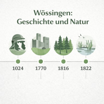 Wössingen: Historische Meilensteine und Natur