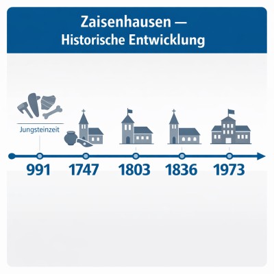 Zaisenhausen – historischer Entwicklungsweg