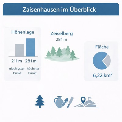 Zaisenhausen im Überblick Infografik
