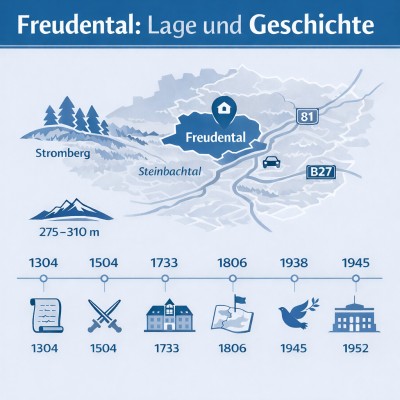 Freudental: Geschichte, Lage und Entwicklung im Überblick