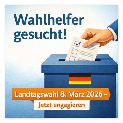 Landtagswahl 2026: Gemeinde Straubenhardt sucht rund 100 Wahlhelfende