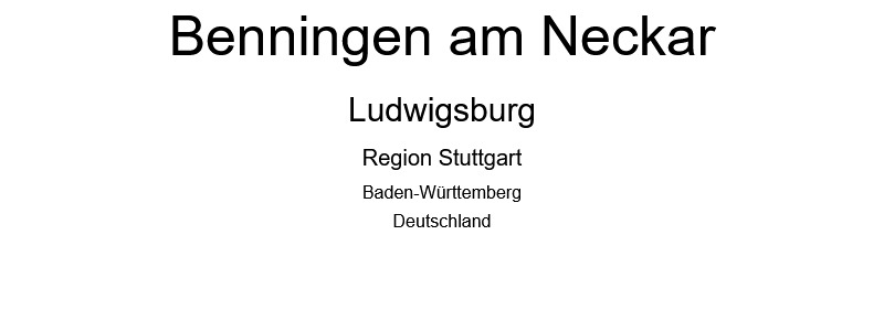 Benningen am Neckar - Landkreis Ludwigsburg