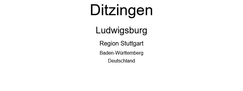 Ditzingen - Landkreis Ludwigsburg