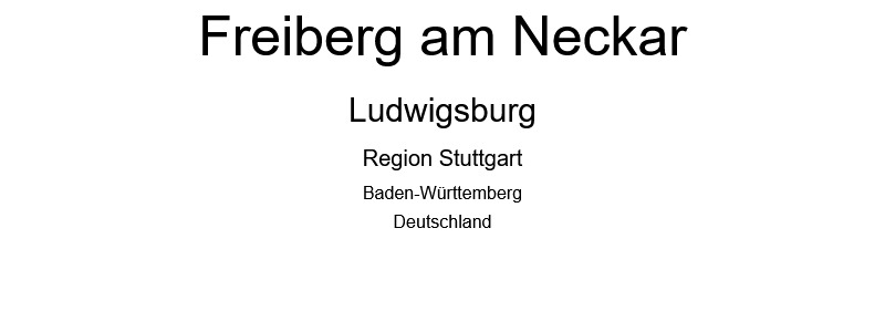 Freiberg am Neckar - Landkreis Ludwigsburg