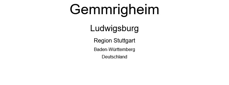 Gemmrigheim - Landkreis Ludwigsburg