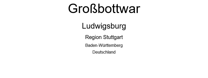 Großbottwar - Landkreis Ludwigsburg
